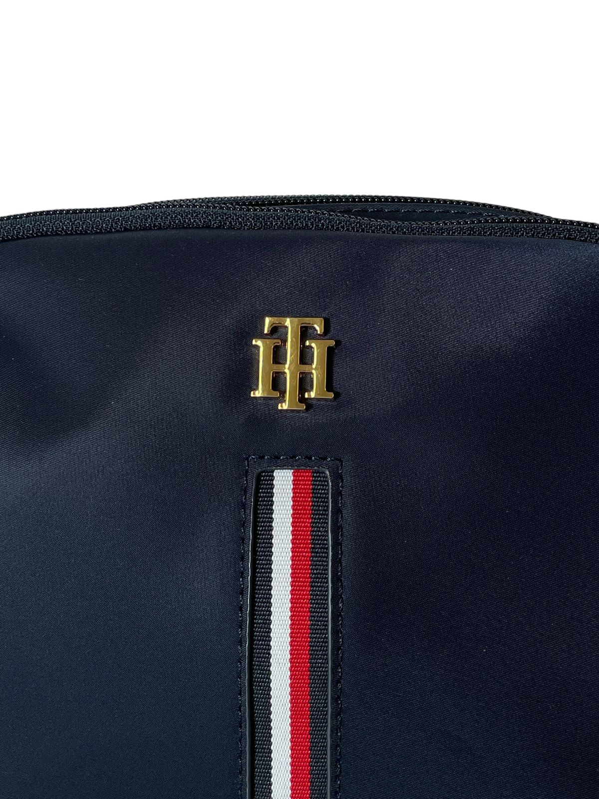 Bolsa Crossbody Tommy Hilfiger Azul o Beige | Doble Compartimento y Estilo Clásico