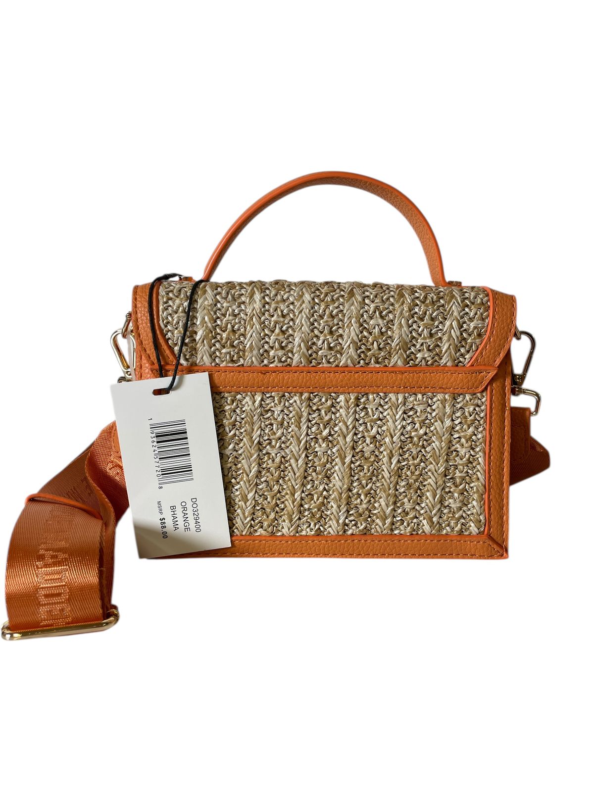 Bolsa Steve Madden Rafia con Detalles Camel – Estilo Boho Chic para Mujer