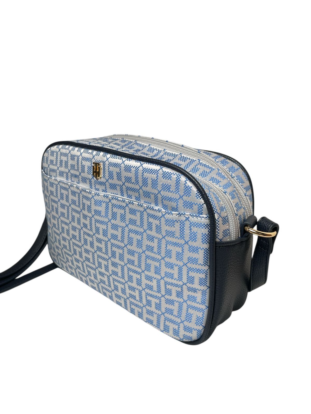 Bolsa Tommy Hilfiger Azul Monograma | Estilo y Elegancia Casual