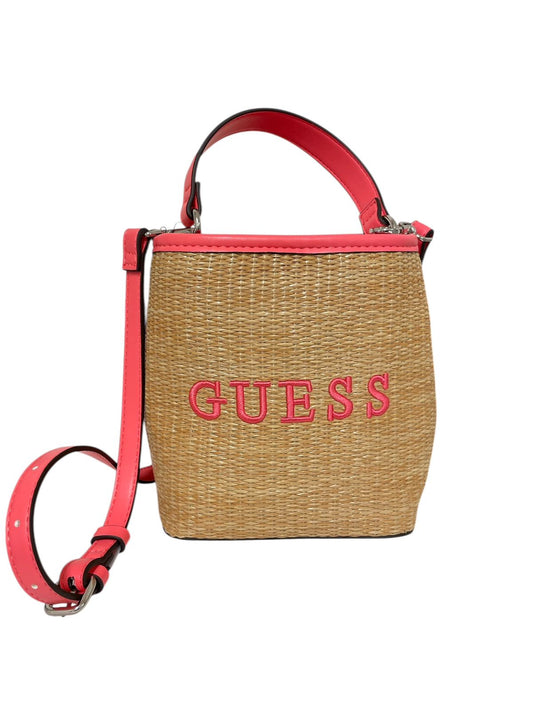 Bolsa GUESS Natural & Coral | Estilo Verano Chic