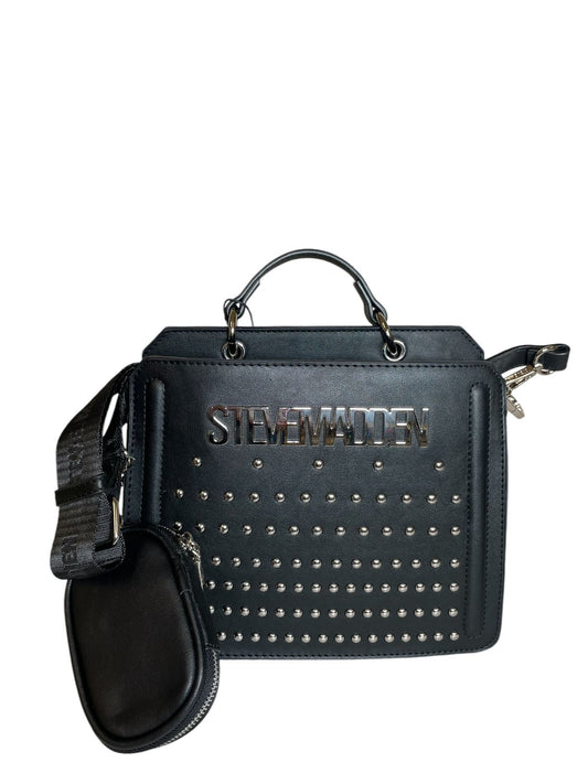 Steve Madden negra con perlas plateadas⭐⭐⭐⭐⭐