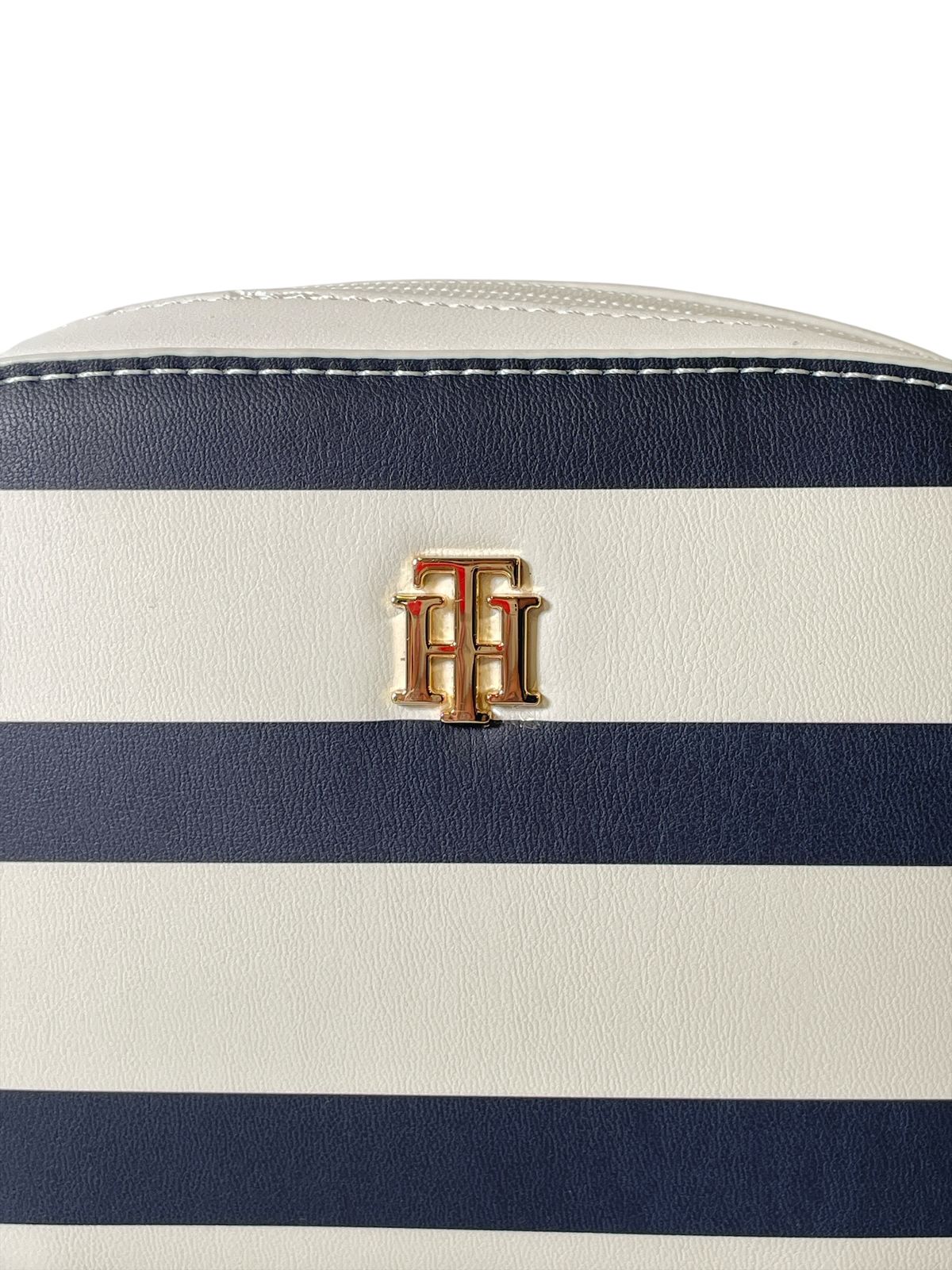Bolsa Crossbody Tommy Hilfiger Rayas Navy | Estilo Náutico Elegante